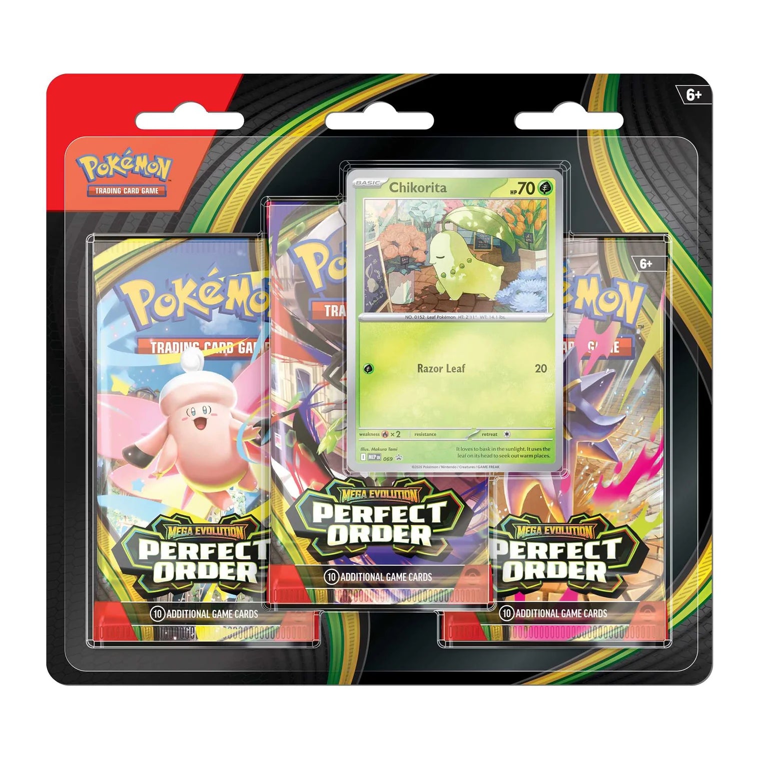 Pokemon Perfect Order Triple Blister Pack