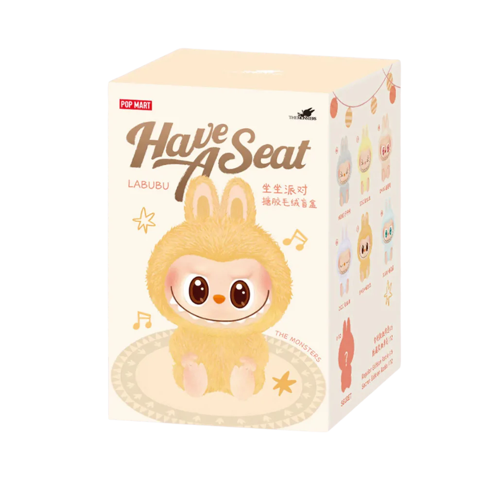 POP MART LABUBU THE MONSTERS HAVE A SEAT VINYL PLUSH BLIND BOX