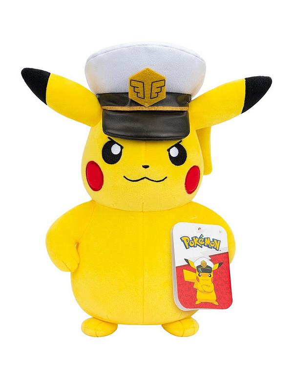 Pokémon Captain Pikachu Plush 8-Inch