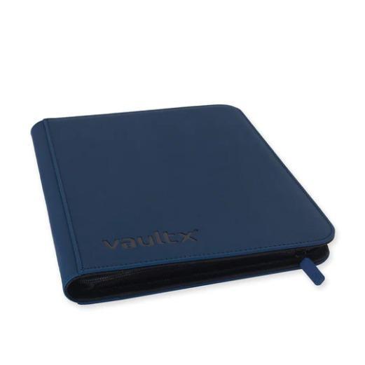 Vault X  9-Pocket Exo-Tec Zip Binder - Blue