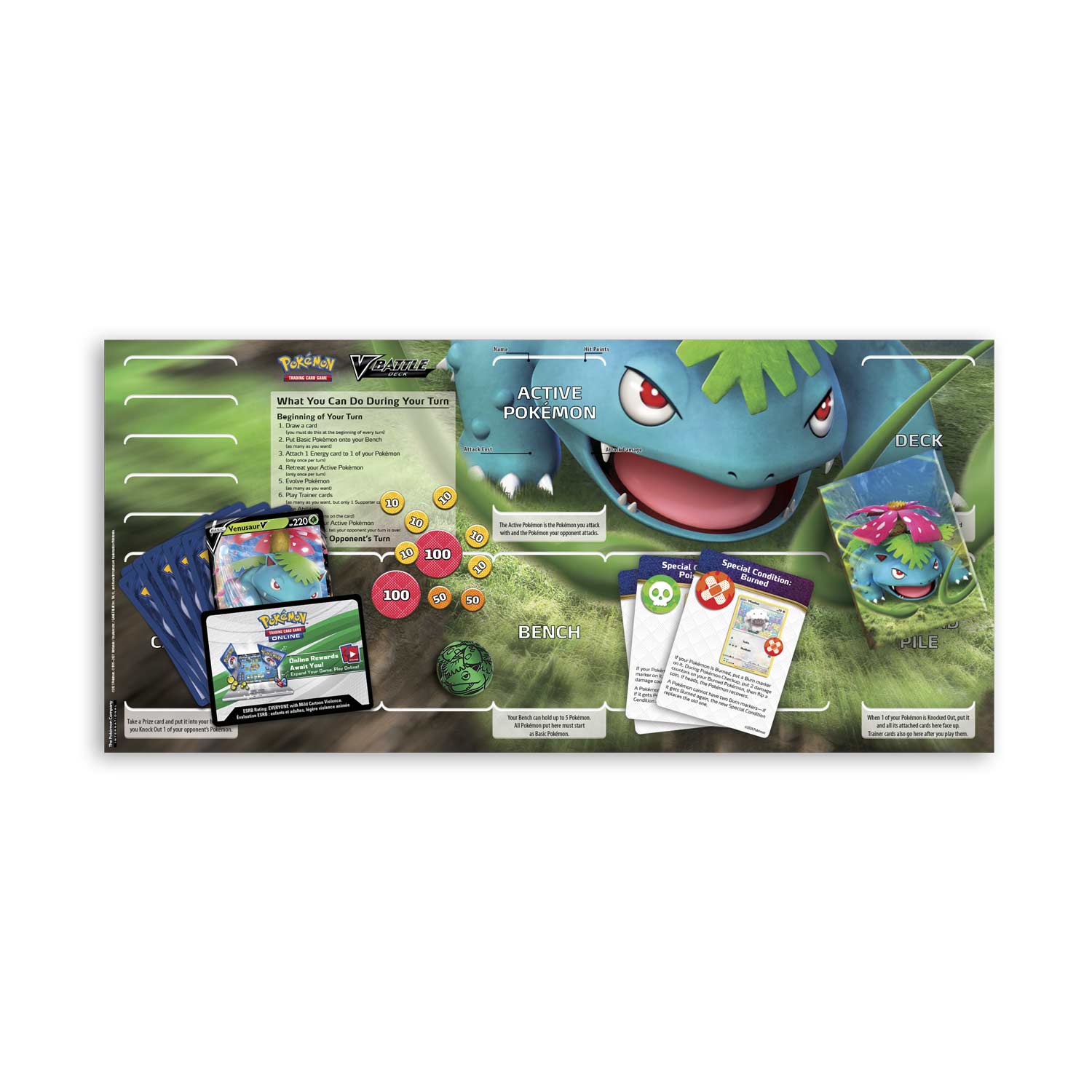 Pokémon TCG: Venusaur V Battle Deck