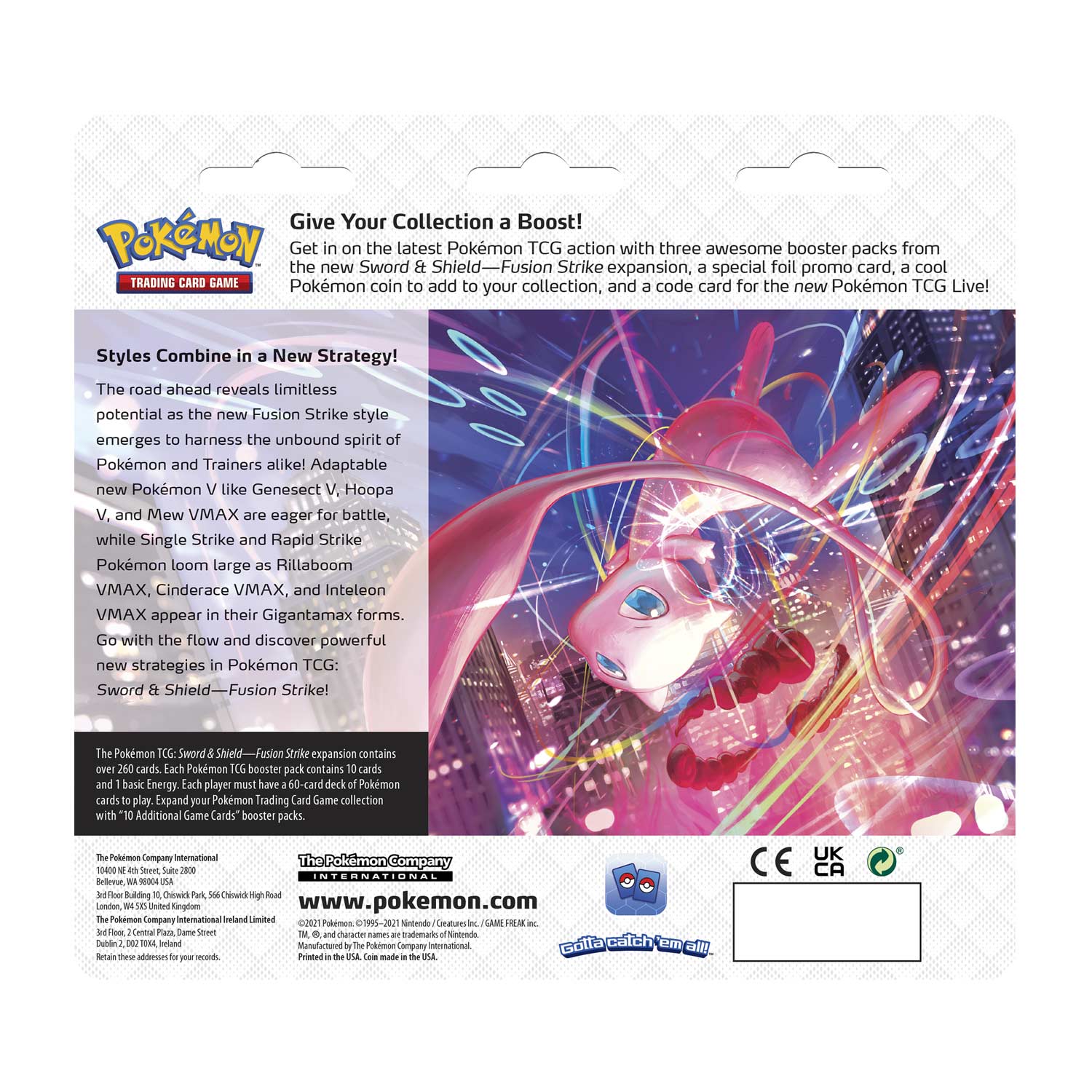 Fusion Strike 3 Booster Packs, Coin & Eevee Promo Ca