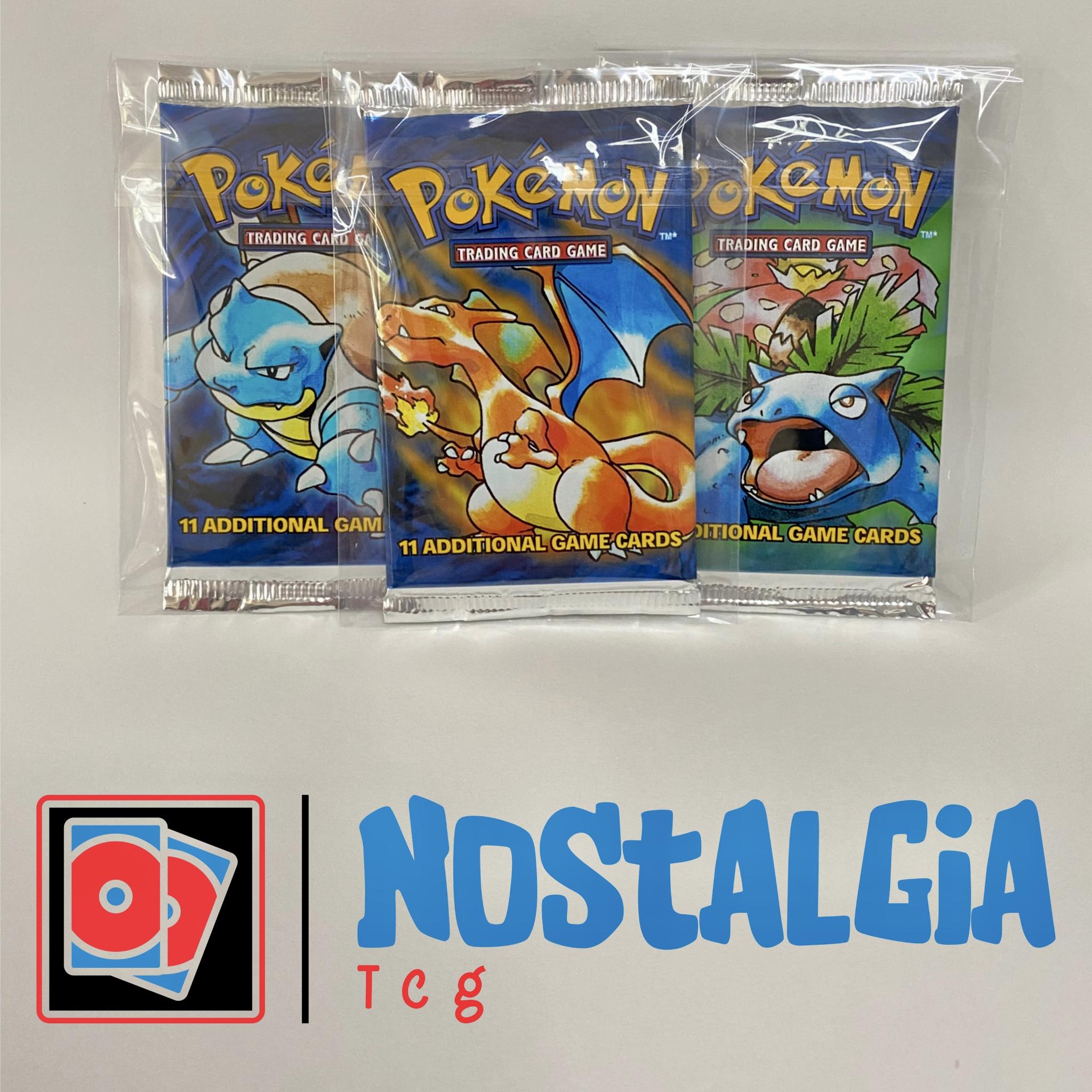Pokemon 1999 Base Set Booster Packs