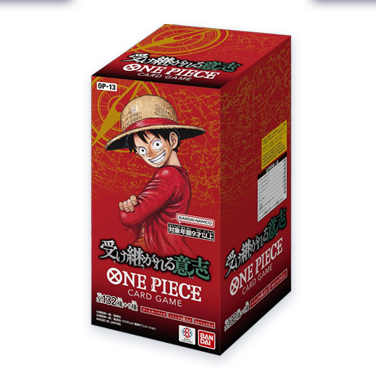 One Piece Inherited Will OP-13 Booster Box Japanese