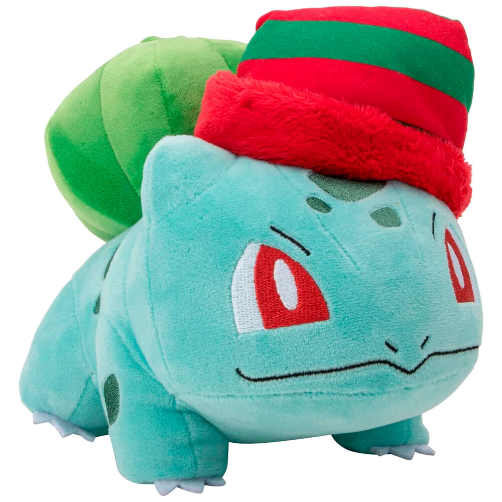 Pokémon Holiday Bulbasaur With Striped Hat 8 Inch Plush