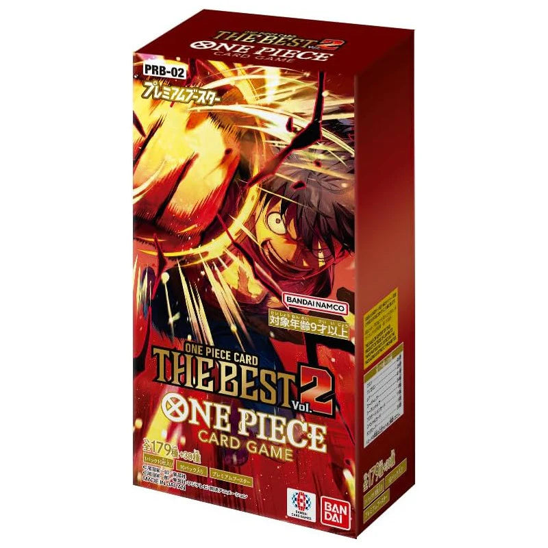One Piece Japanese Booster Box PRB02 The Best Premium Booster Box