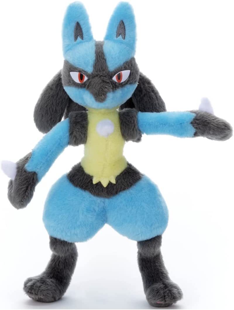 Pokemon Lucario Plush Doll Japan Exclusive