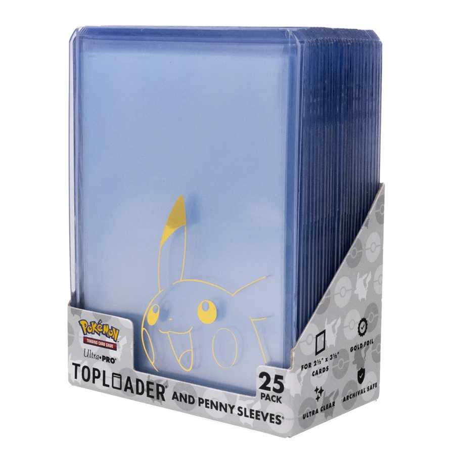 Ultra Pro Pikachu Toploader & Penny Sleeves Combo Pack (25 Pack)